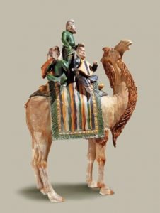 Tang-dynasty tri-color figurines (Tang Sancai)